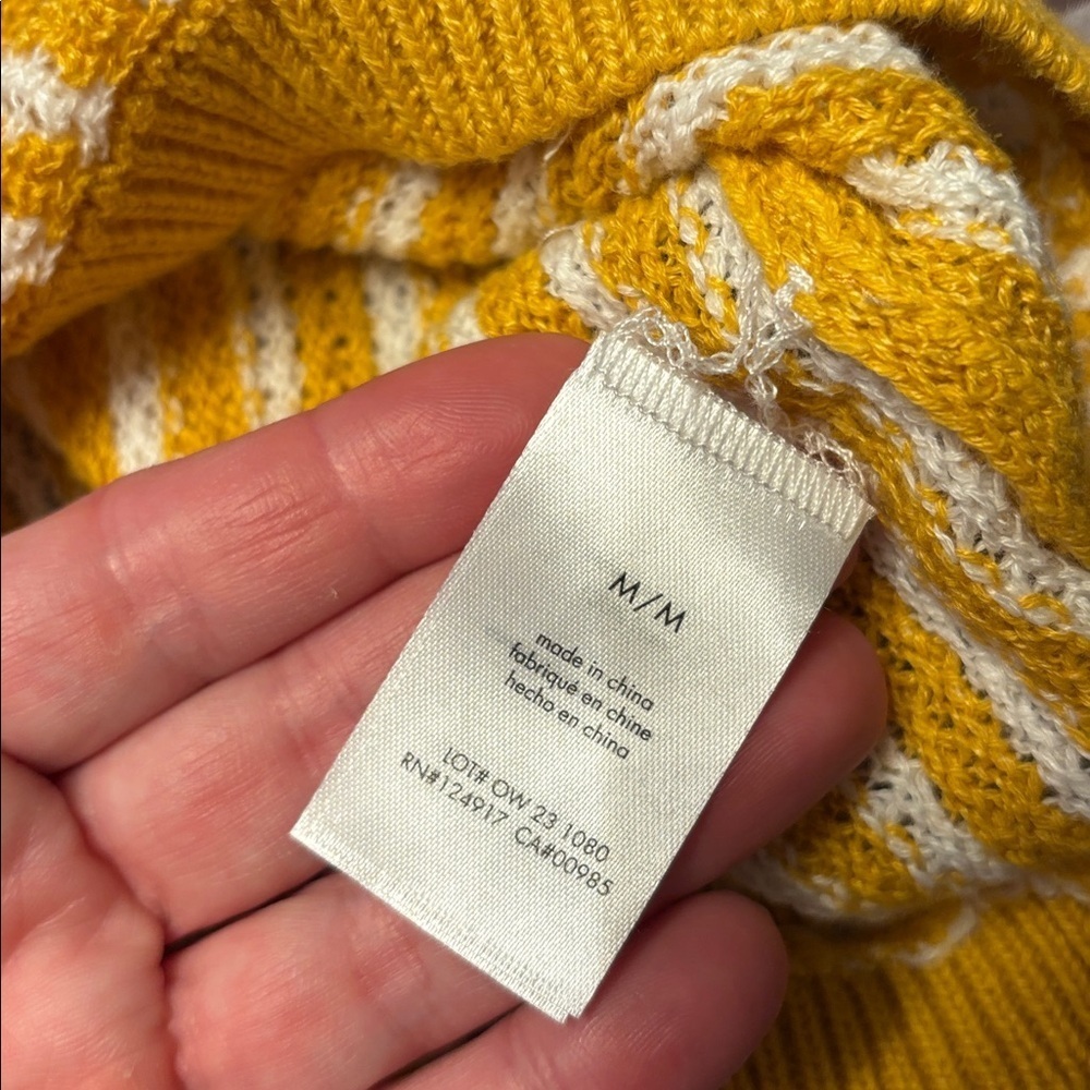 BNWT Onia linen knit cropped polo-MEDIUM - Picture 3 of 6